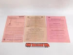 3X Rklin Spur Instruction 13/3 13/4 For Main Signal Light #DT968-0.5. Fixed Price $49.55.