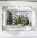 Mr.christmas Lighted Musical Animated Kid Snowman Horse Carriage Tree Shadow Box. Fixed Price $30.80.