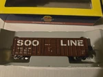 Athearn Scale 50' Fmc Boxcar Soo Line. Fixed Price $20.00.