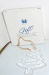 Avon Classic Christmas Crystal Ornaments Tree Euc Original Box. Fixed Price $7.99.
