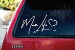 Mom Life Decal Sticker Vinyl Accent For Car Laptop Journal. Fixed Price $5.45.