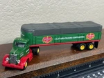 Del Monte Semi - White Wc With Tarpped Trailer Highly Detailed Ho Scale Display. Fixed Price $32.95.