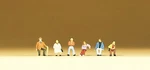 Seated Persons (6) Figure Painted Preiser 79054. Fixed Price $20.34.