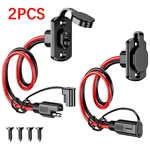 2PCS Sae Quick Connector Harness 1FT 12AWG Adapter Plug Female Cable. Fixed Price $12.99.