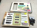 Vintage Aurora Postage Stamp N-gauge Train Set No. 4727 With Extras. Fixed Price $139.00.