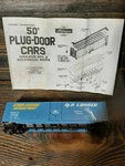 Vintage Ho Athearn Dfb Loader Kid-glove Treatment 50' Plug-door Boxcar EELX#6002. Fixed Price $8.00.