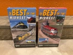 The Best Of Midwest Vol & 2 Sealed Vhs Tape Pentrex Trains Railroads 1998. Fixed Price $24.99.