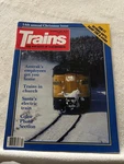 Trains Magazine Dec 1988 14TH Annual Christmas Railroad Amtrak Steam Kalmbach. Fixed Price $6.00.
