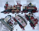 The New Bright Holiday Express Animated 6 Train Set 387. Fixed Price $220.00.