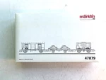 Marklin 47879, Nib, Ho, Wine Freight Auto Flat "italian" Set. Fixed Price $78.00.