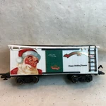 Vintage New Bright Santa's Christmas Express Replacement Part White Train Car. Fixed Price $12.12.