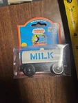 Learning Curve Thomas The Engine & Friends Tidmouth Milk Tanker Car Britt. Fixed Price $89.90.