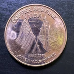 Civil War Series - 150TH Anniversary The General Train 1OZ .999 Copper Round. Fixed Price $12.95.