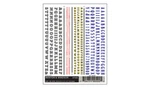Woodland Scenics Betton & Windsor (blue, Yellow, White W/black Shadow) Dry DT502. Fixed Price $10.98.