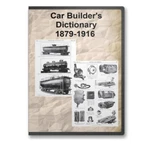Car Builder's Dictionary 9 Editions Railroad Train Illustrated History Cd D203. Fixed Price $19.95.