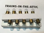 Lionel 53-300 10 Ea Bulbs 14 Volt Bayonet Used In Many Accessories. Fixed Price $9.25.