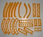 New Lego Roller Coaster Track Bright Light Orange Pick Your Piece 10303. Fixed Price $147.50.