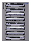 Kato N Gauge E351 System Super Azusa Basic 8-CAR Set 10-358 Model Railroad Trai. Fixed Price $260.63.