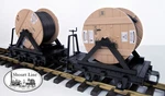 Lgb 43170 2 Pack Frr Field Railroad Cable Reel Car Brakeman's Platform New. Fixed Price $97.46.