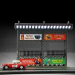 New Proses Stand With Light (kit, Laser-cut Acrylic) For 1:32 Scale Slot Car. Fixed Price $89.99.