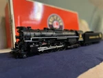 Lionel 6-38076 Gauge Chesapeake And Ohio 2-8-4 Berkshire Steam Locomotive 2699. Fixed Price $915.00.