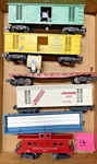 American Flyer Pikemaster (6) Of Freight Cars...consist #16. Fixed Price $79.88.
