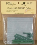 Korber Models 572 Centerville Station Platform Kit G-gauge Nos. Fixed Price $24.99.