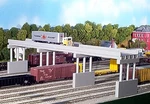 Rix Modern 50' Highway Overpass Railings (4) - Model Railroad Bridge Ho Scale. Fixed Price $6.63.