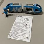 Brio World Travel Battery Train Plus Conductor Gently Used. Fixed Price $15.95.