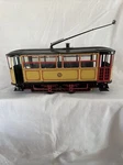 Paya Reproductions Wind Up Tin Toy Trolley Car W/box. Fixed Price $59.99.