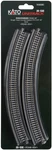 Kato 20-530 Scale Single Curved Viaduct R13 3/4" 45D Unitrack (2 Pcs). Fixed Price $12.32.
