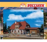 Vollmer 3501 Train Station Spatzenhausen Gauge H0 New Ovp 1:87. Fixed Price $38.76.