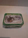 "holiday Train Tin" Westminster Locomotive 3 Cars 12 Piece Track New. Fixed Price $9.99.
