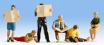 Noch 15575 Ho Scale People Reading -- PKG(6). Fixed Price $22.99.