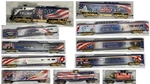 Trump Express Train Set- 11 Pc Hawthorne Village Bradford Exchange Nib + Track. Fixed Price $849.00.