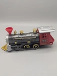 Vintage Toysmith 7042 Pull Back Train Locomotive Red And Black Works. Fixed Price $5.79.