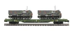 Mth Premier Us Army 60 Flat Car W/ M270 Rocket Launchers 20-92279! Scale. Fixed Price $149.99.