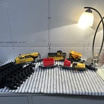 Caterpillar Construction Express Motorized Toy Train Set Works. Fixed Price $25.00.