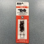 Micro-trains 00322021 (1000-B) Bettendorf Trucks W/ Short Couplers, Brown. Fixed Price $9.99.