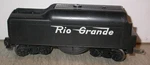 Lionel Trains 027 Rio Grande Rattle Wheel Sound Tender Very Nice Condition. Fixed Price $19.99.