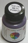 Tru-color Royal Purple Metallic Acrylic Paints 1OZ 29.6ML TCP-701. Fixed Price $9.98.