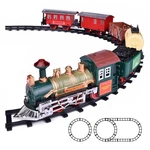 Fun Little Toys Electric Train Set 6 Cars 11 Tracks W/ Lights & Sounds. Fixed Price $27.99.
