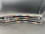 1977 Tcr Total Control Racing Slot Car Tracks Pieces Ideal Toy Corp 1/4 Circle. Fixed Price $8.00.