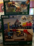 Brio 33210 Rail & Road Loading Train Set New Box. Fixed Price $79.99.