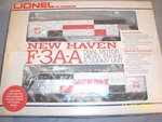 Lionel New Haven Railroad Train Emd F3AA Dual Motor Diesel Locomotive 6-8851 Mib. Fixed Price $399.99.
