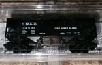 Micro-trains Scale Gulf Mobile Ohio 33' Twin Bay Hopper Rd# Gm&o 32633. Fixed Price $22.95.