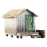 Woodland Scenics Built-up Shack WOOBR4948 Buildings. Fixed Price $27.98.
