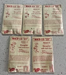 Kadee Ho #MKD-13 Test Kit Coupler W/ Draft Gear 5 Sealed Packages Nos. Fixed Price $28.15.