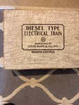 Vtg Louis Marx & Co. Diesel Type Electrical Tin Train Set 9613. Fixed Price $150.00.