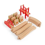 Bigjigs Rail Wooden Bridge Expansion Set, High-level Blocks & More 18 Pieces. Fixed Price $44.97.